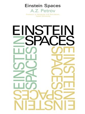 cover image of Einstein Spaces